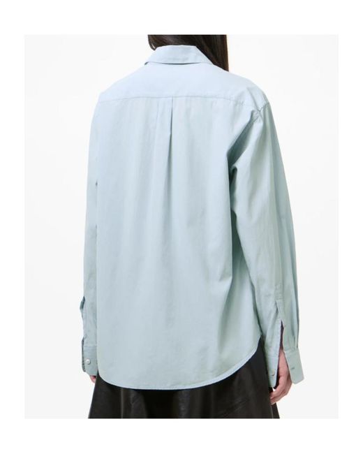 Our Legacy Blue Relaxed Button-Up Shirt