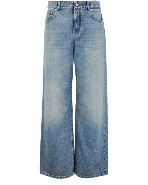 McQueen Blue Straight-Cut Jeans