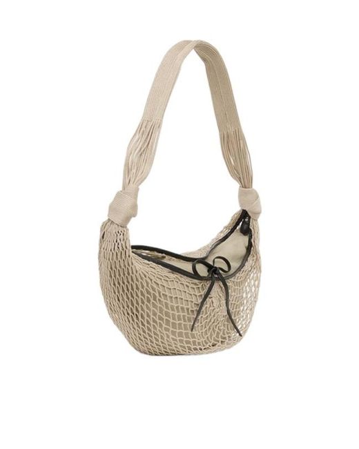 Lemaire White X Filt Croissant Bow Detail Shoulder Bag for men
