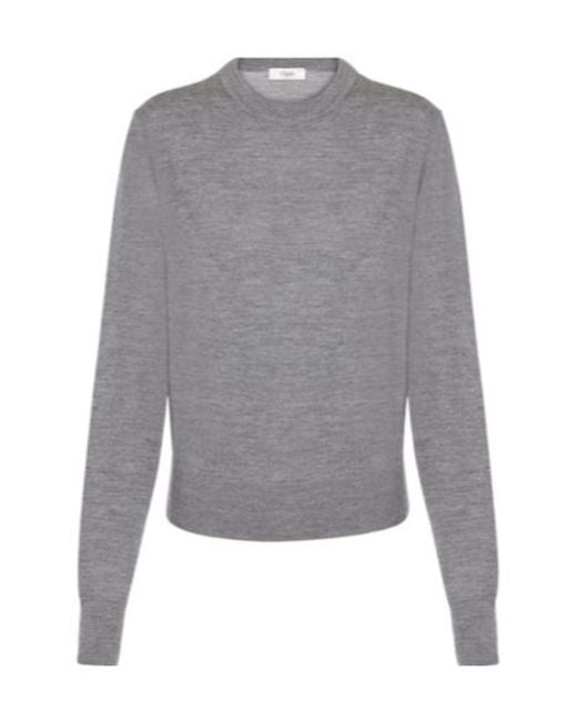 Chloé Gray Wool Sweater