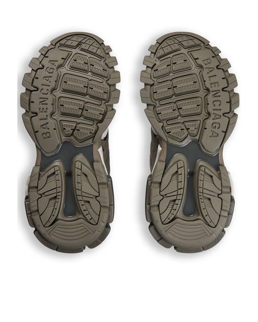 Balenciaga Gray Track Lace-Up Sneakers for men