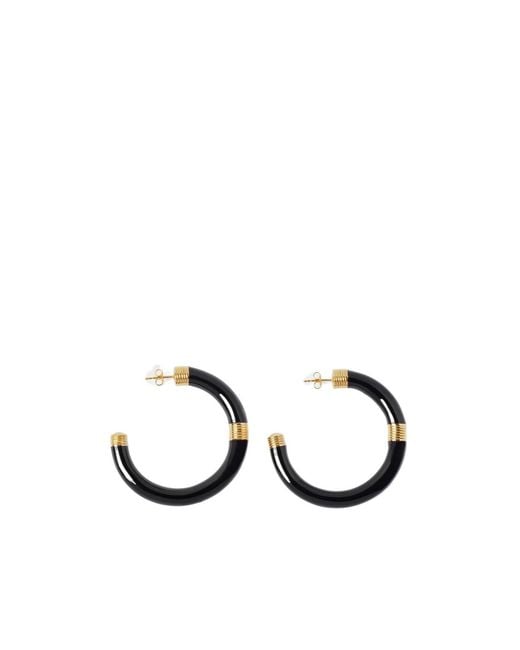 Aurelie Bidermann White Katt Earrings