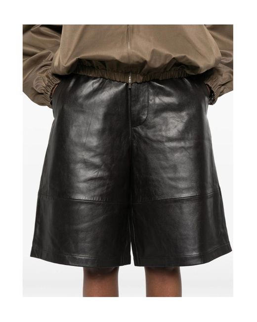 Frankie Shop Gray Belt Loop Shorts