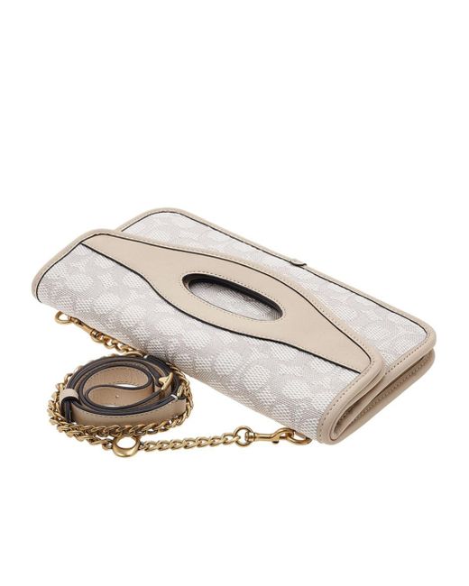 COACH Gray Logo Cross-Body Bag