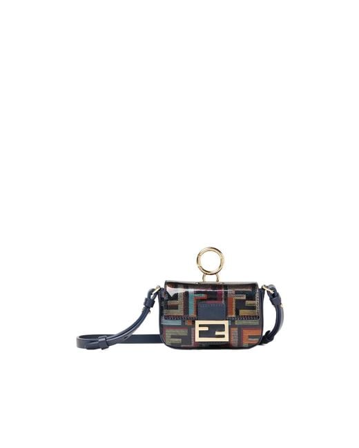 Fendi White Nano Baguette Charm