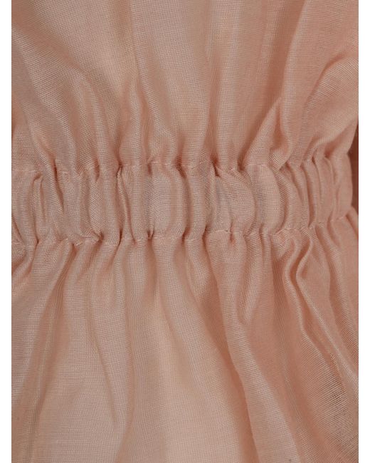Polo Ralph Lauren Pink Ruffled Long-Sleeves Blouse