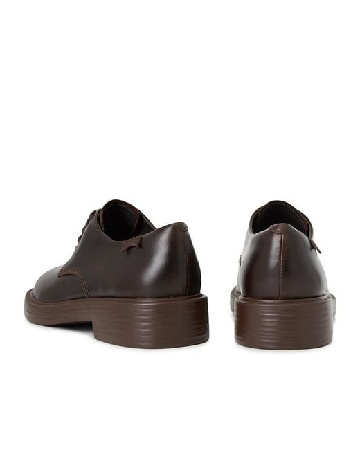 Camper Brown Dean Derby Shoes for men