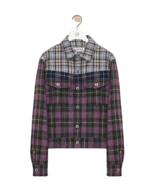 Loewe Gray Trucker Jacket for men