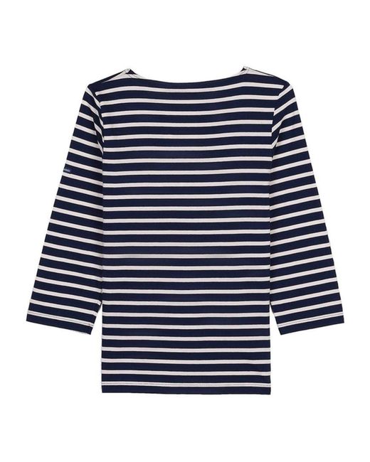Saint James Blue Striped T-Shirt