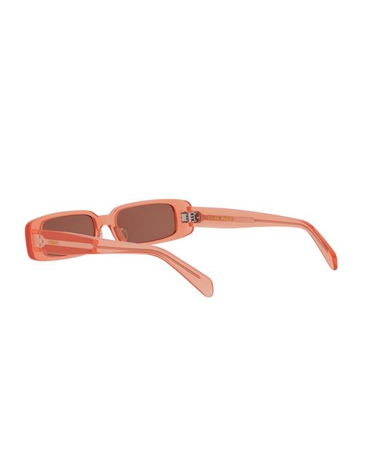 Céline Pink Rectangular Sunglasses