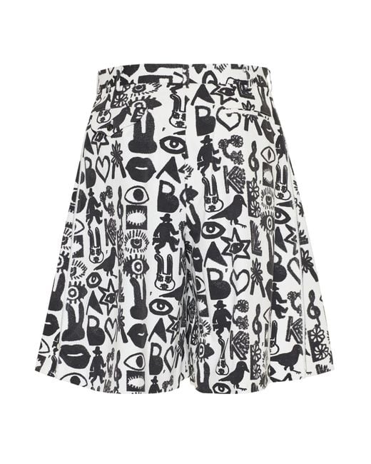 Comme des Garçons Black Belt Loop Shorts for men