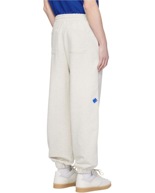 Adererror Blue Drawstring Sweatpants for men