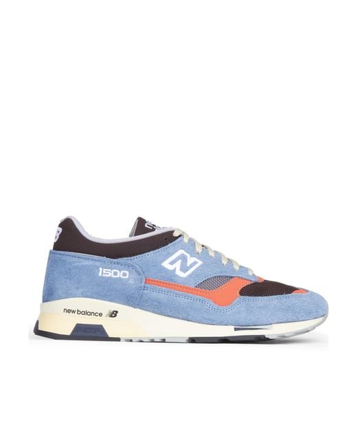 New Balance Blue Lace-Up Low-Cut Casual Shoes for men