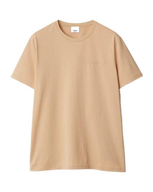 Burberry Natural Cotton T-Shirt for men