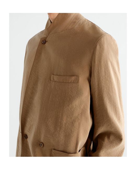 Lemaire Natural Light Double-Breasted Jacket for men