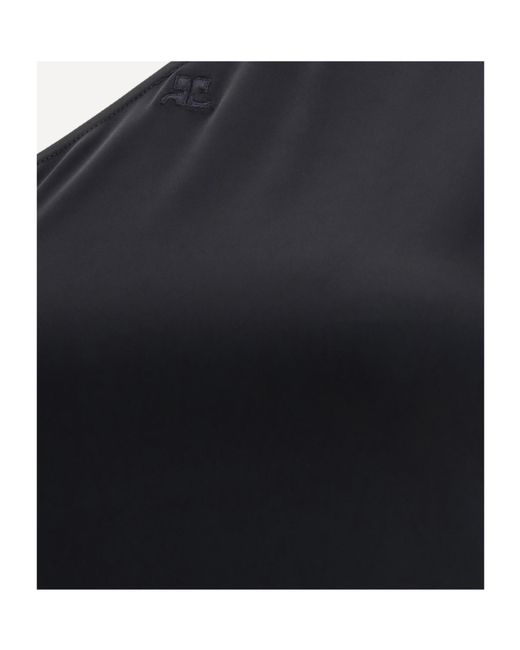 Courreges Black Courrèges Infinity Asymetrical Dress