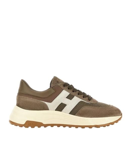 Hogan Brown Sneakers Hyperlight for men