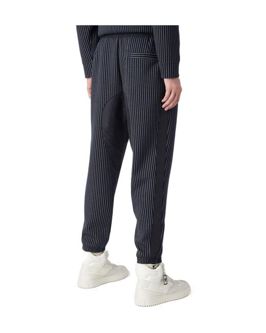 Emporio Armani Blue Casual Trousers for men