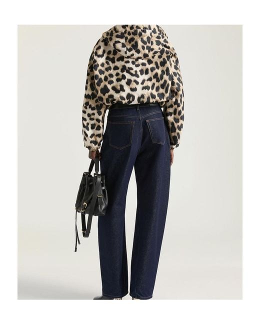 Givenchy Black Leopard Print Jacquard Windbreaker