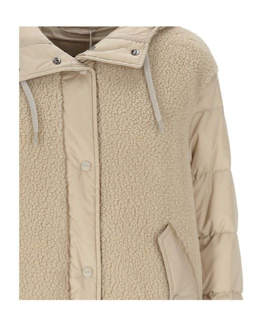 Herno Natural Hooded Down Jacket