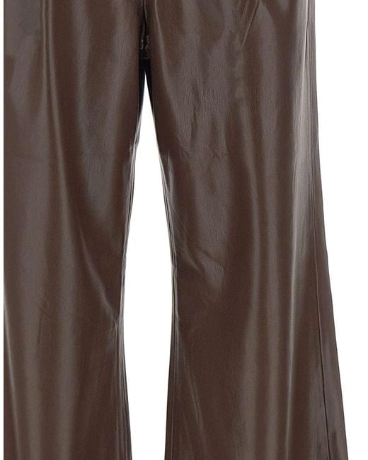 ANDAMANE Brown Casual Trousers With Belt Loops