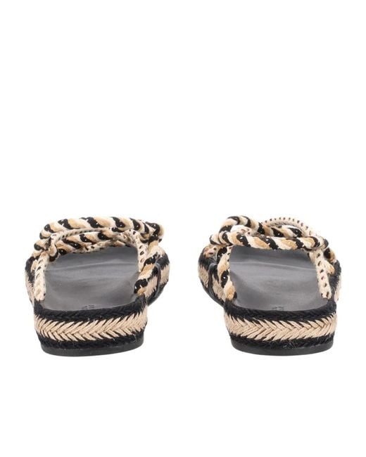 Isabel Marant Brown Kitza Rope Flat Sandals