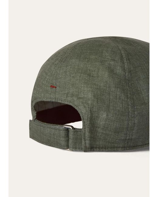 Loro Piana Green Logo Hat for men