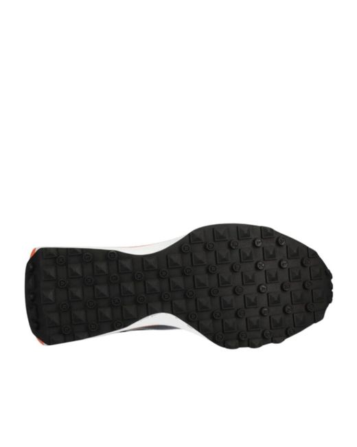 Karl Lagerfeld Black Laced Sneakers for men
