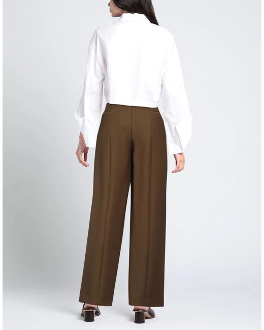 Tory Burch Brown Straight Casual Pants