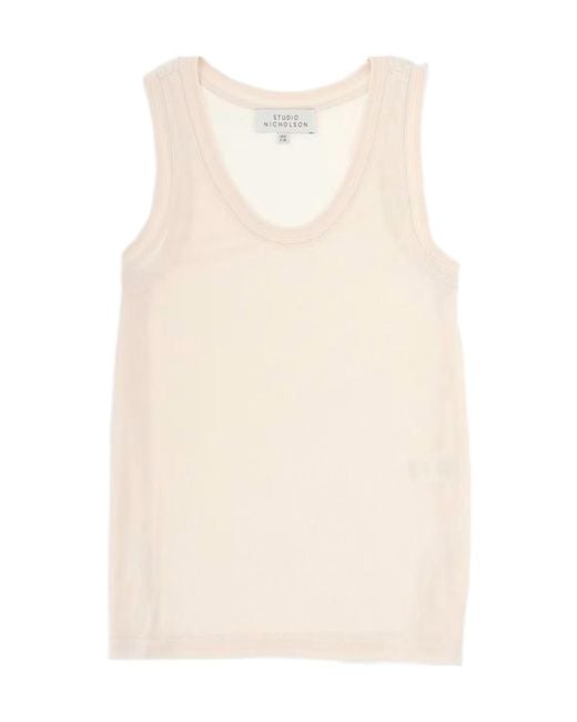 Studio Nicholson White Votan Vest
