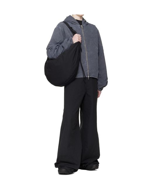 HELIOT EMIL Blue Crinis Hooded Casual Jacket for men