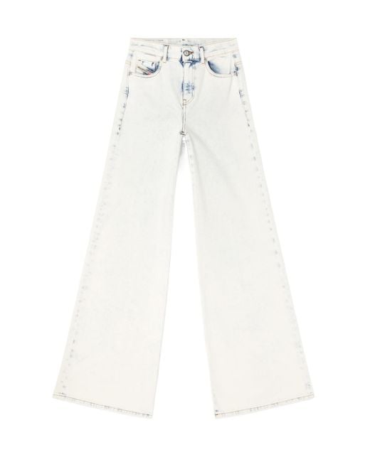 DIESEL White 1978 D-Akemi Flare Jeans