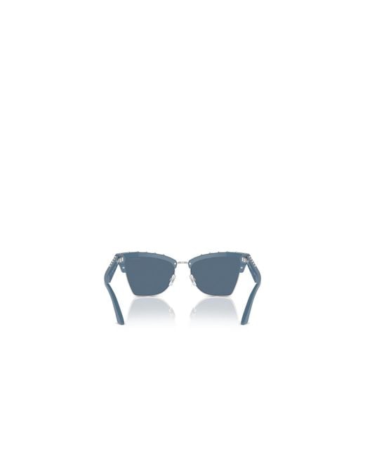 Jimmy Choo Blue Eyewear Maxime Butterfly Frame Sunglasses