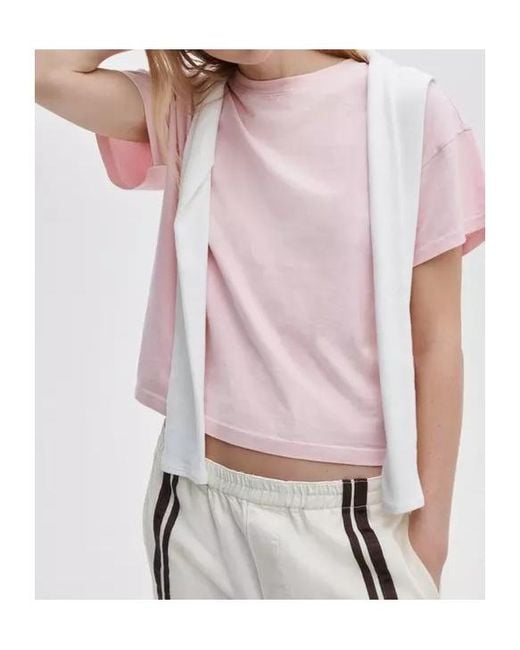 Rag & Bone Pink Washed Loose T-Shirt