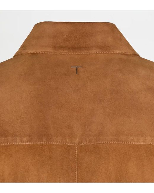 Tod's Brown Pashmy Shirt Jacket for men