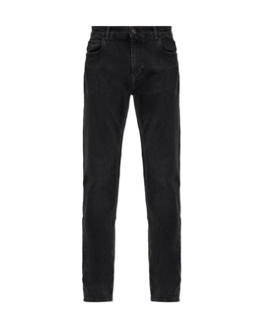 Etro Black Belt Loop Jeans for men