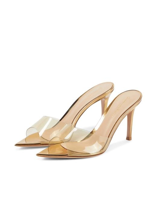 Gianvito Rossi White Elle Heeled Sandals
