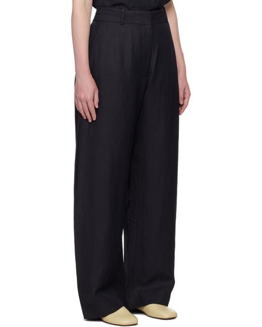 Studio Nicholson Black Belt Loops Slacks