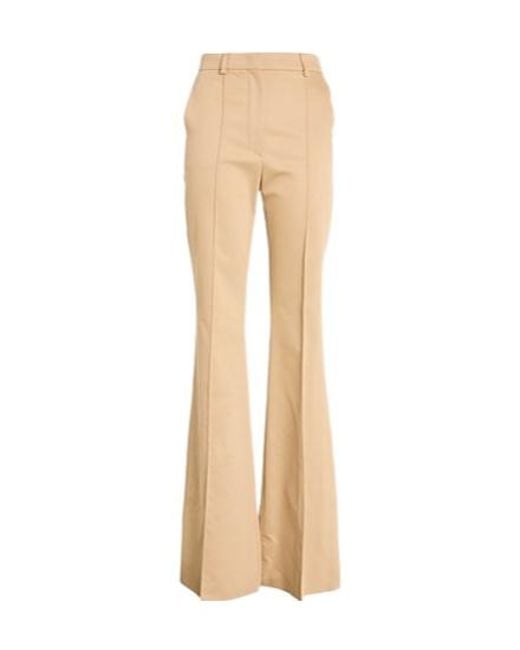 Sportmax Natural Flared Trousers
