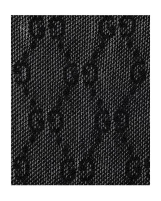 Gucci Black Gg Nylon Tights