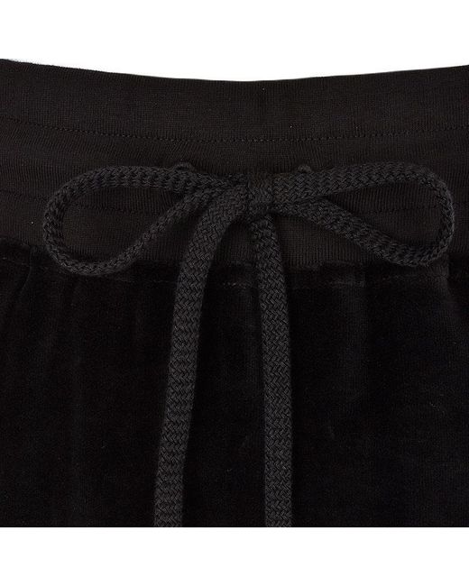 Moschino Black Letter Logo Lace-Up Skirt
