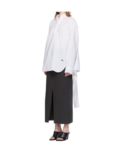 Jean Paul Gaultier White Long-Sleeved Shirt