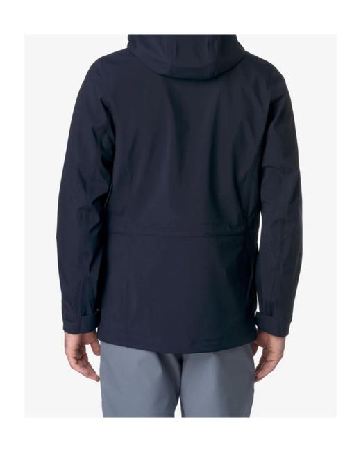 K-Way Blue Manphy Bonded Jacket for men