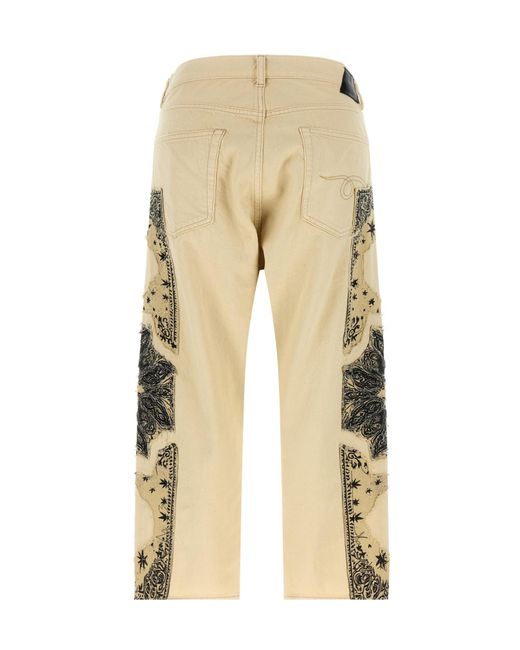 R13 Natural Belt Loop Jeans