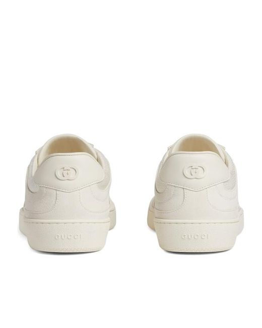 Gucci White Sneaker With Interlocking G for men