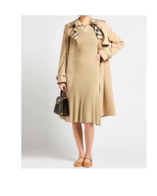Burberry Natural Midi Dresses
