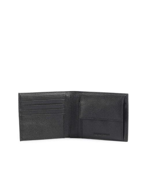 Emporio Armani Black Bi-Fold Wallet for men
