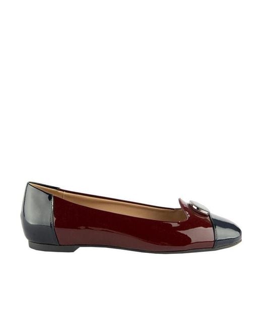 Emporio Armani Brown Logo Flat Shoes