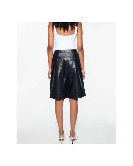 Stand Studio Black Belt Loop Shorts