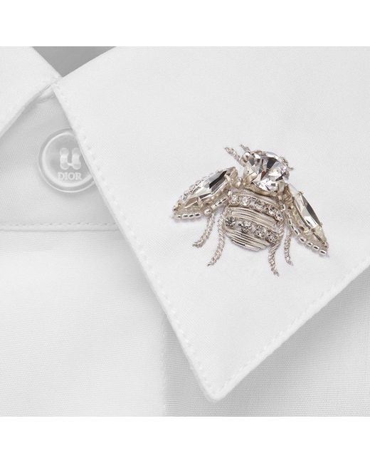 Dior White Homme Buttoned Long-Sleeved Shirt for men